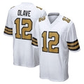Friene NO.Saints #12 Chris Olave Player White Alternate Home Game Stitched Jerseys