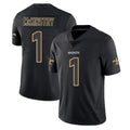 Friene NO.Saints #1 Kool-Aid McKinstry Player Black Impact Limited Home Game Stitched Jerseys