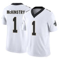 Friene NO.Saints #1 Kool-Aid McKinstry Player White Limited Vapor F.U.S.E. Home Game Stitched Jerseys