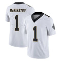 Friene NO.Saints #1 Kool-Aid McKinstry Player White Limited Vapor Untouchable Home Game Stitched Jerseys