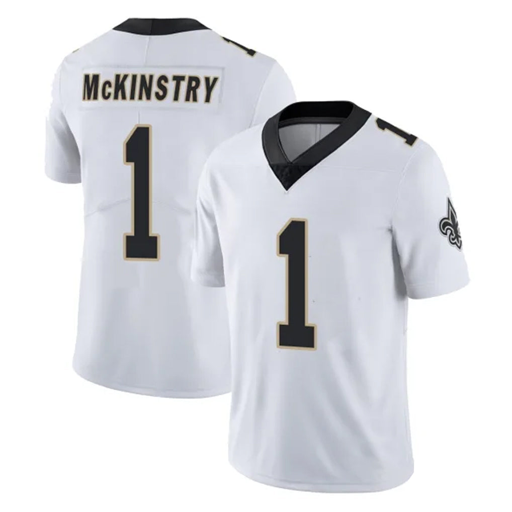 Friene NO.Saints #1 Kool-Aid McKinstry Player White Limited Vapor Untouchable Home Game Stitched Jerseys