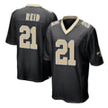 Friene NO.Saints #21 Justin Reid Player Black Home Game Stitched Jerseys