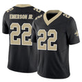 Friene NO.Saints #22 Martin Emerson Jr. Player Black Limited Vapor F.U.S.E. Home Game Stitched Jerseys