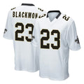 Friene NO.Saints #23 Julian Blackmon Player White Home Game Stitched Jerseys