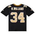 Friene NO.Saints #34 Ricky Williams Mitchell & Ness Black 1999 Legacy Replica Puhic Stitched Jerseys