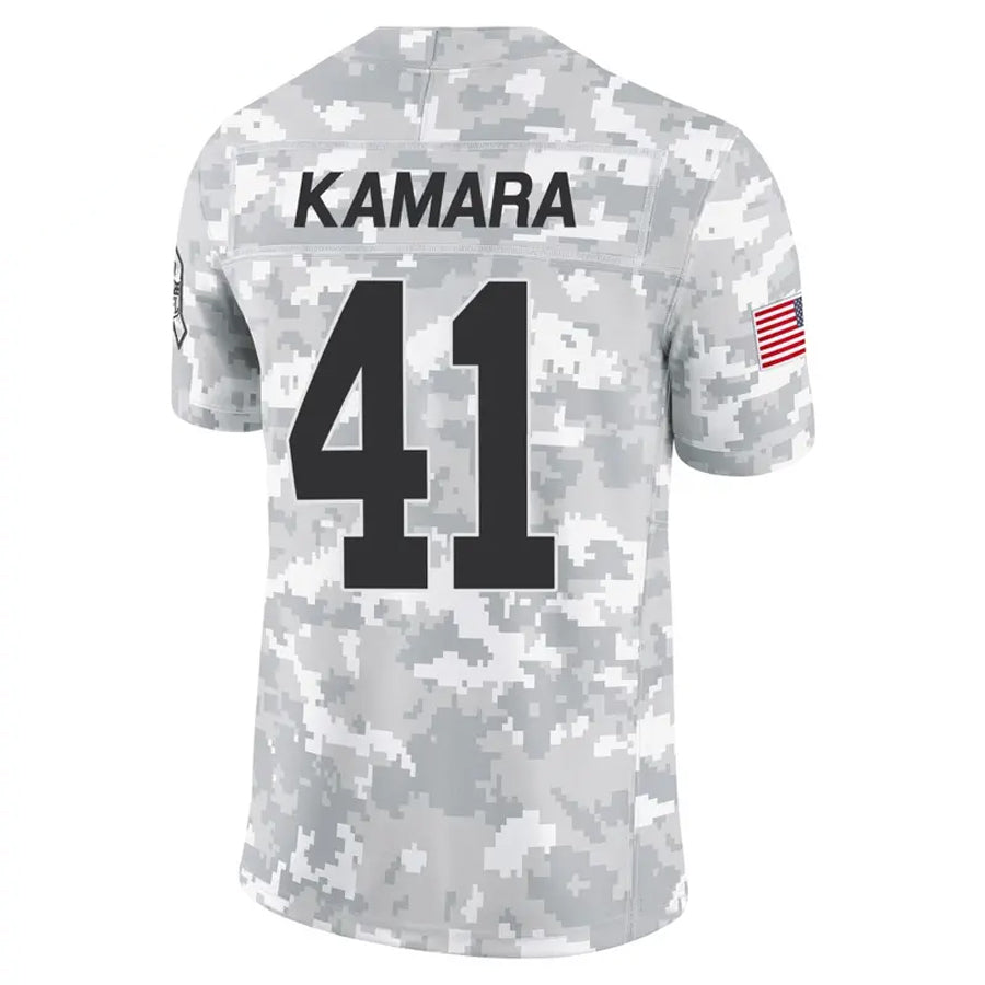 Friene NO.Saints #41 Alvin Kamara Player Arctic Camo Salute to Service Limited Stitched Jerseys