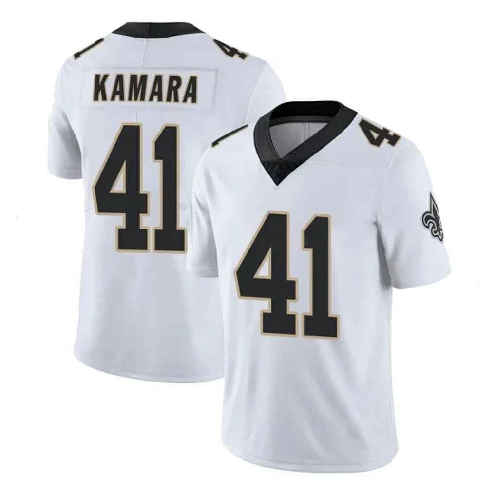 Friene NO.Saints #41 Alvin Kamara Player White Limited Vapor Untouchable Home Game Stitched Jerseys
