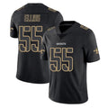 Friene NO.Saints #55 Kaden Elliss Player Black Impact Limited Home Game Stitched Jerseys
