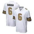 Friene NO.Saints #6 Tyler Shough Player White Alternate Home Game Stitched Jerseys