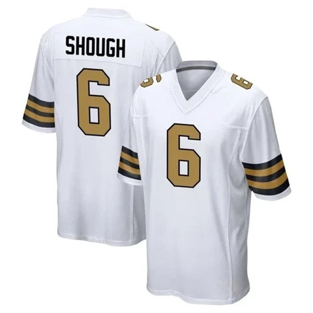 Friene NO.Saints #6 Tyler Shough Player White Alternate Home Game Stitched Jerseys
