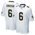 Friene NO.Saints #6 Tyler Shough Player White Home Game Stitched Jerseys