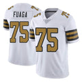 Friene NO.Saints #75 Taliese Fuaga Player White Limited Color Rush Home Game Stitched Jerseys