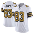 Friene NO.Saints #83 Juwan Johnson Player White Limited Color Rush Home Game Stitched Jerseys