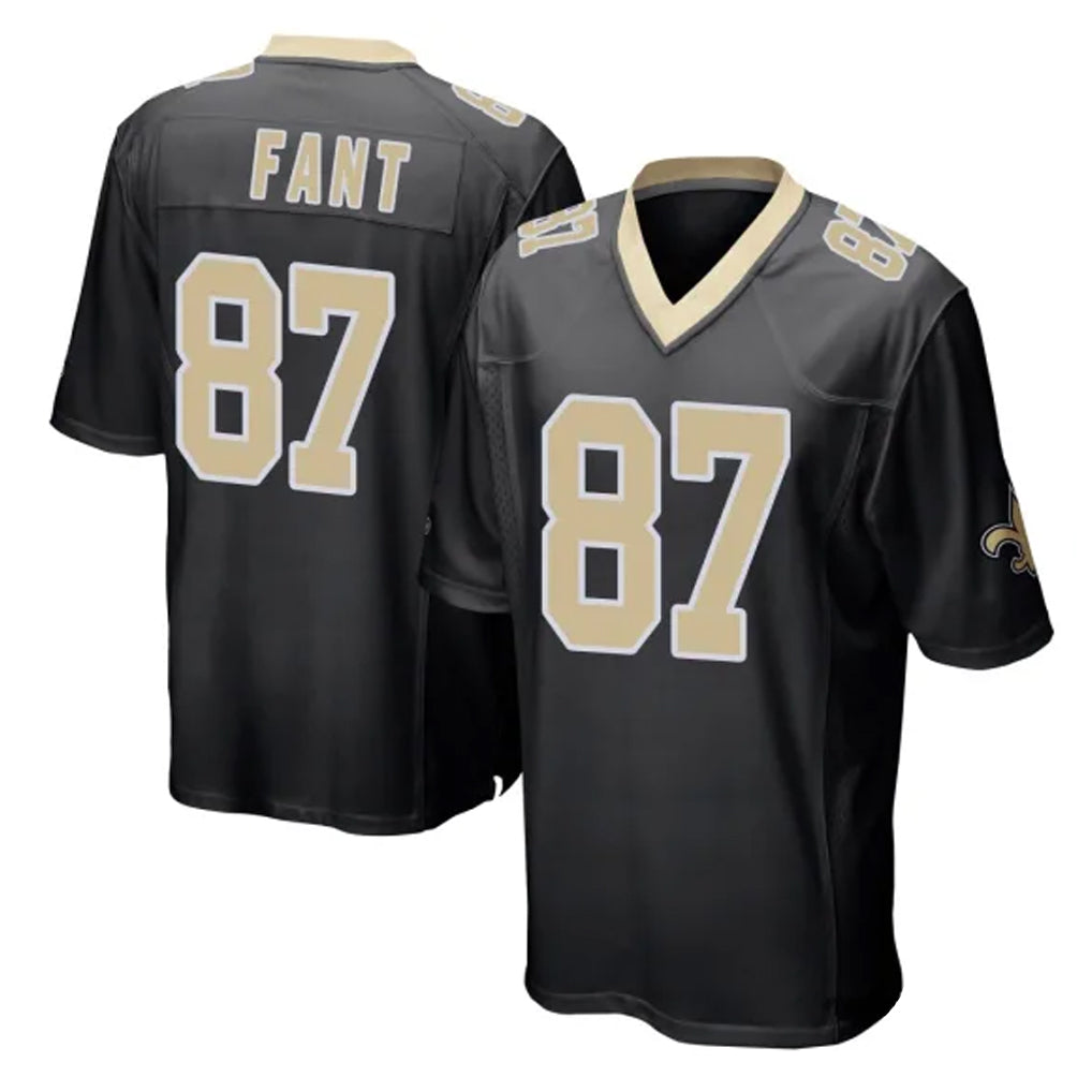 Friene NO.Saints #87 Noah Fant Player Black Home Game Stitched Jerseys
