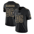 Friene NO.Saints #96 Carl Granderson Player Black Impact Limited Home Game Stitched Jerseys