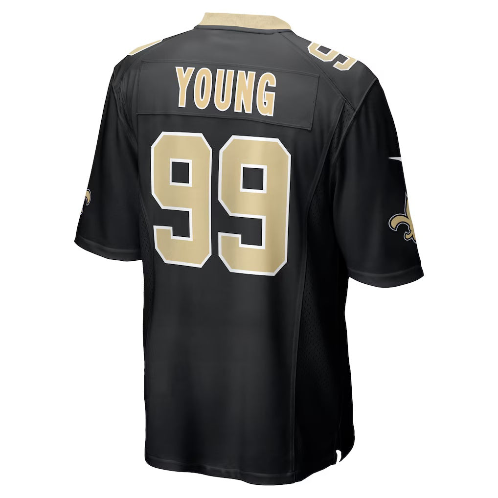 Friene NO.Saints #99 Chase Young Black Game Stitched Jerseys