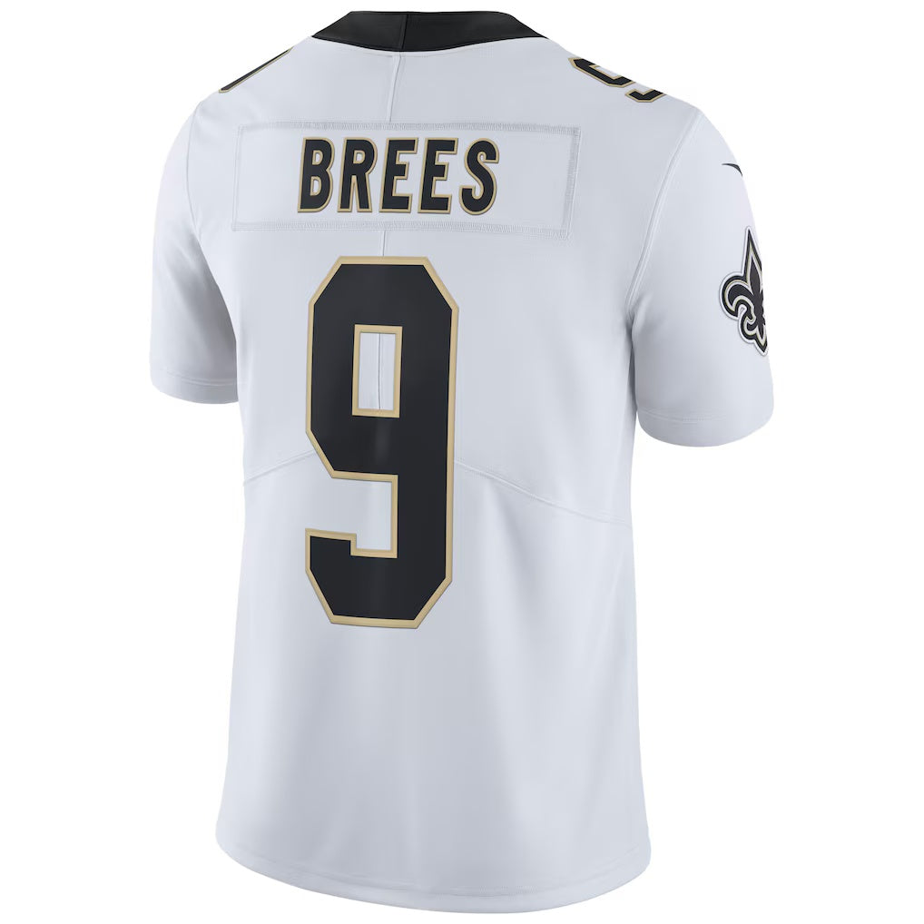 Friene NO.Saints #9 Drew Brees White Vapor Untouchable Limited Player Stitched Jerseys