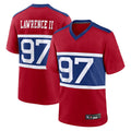 Friene NY.Giants #97 Dexter Lawrence II Player Red Secondary Throwback Alternate Jerseys