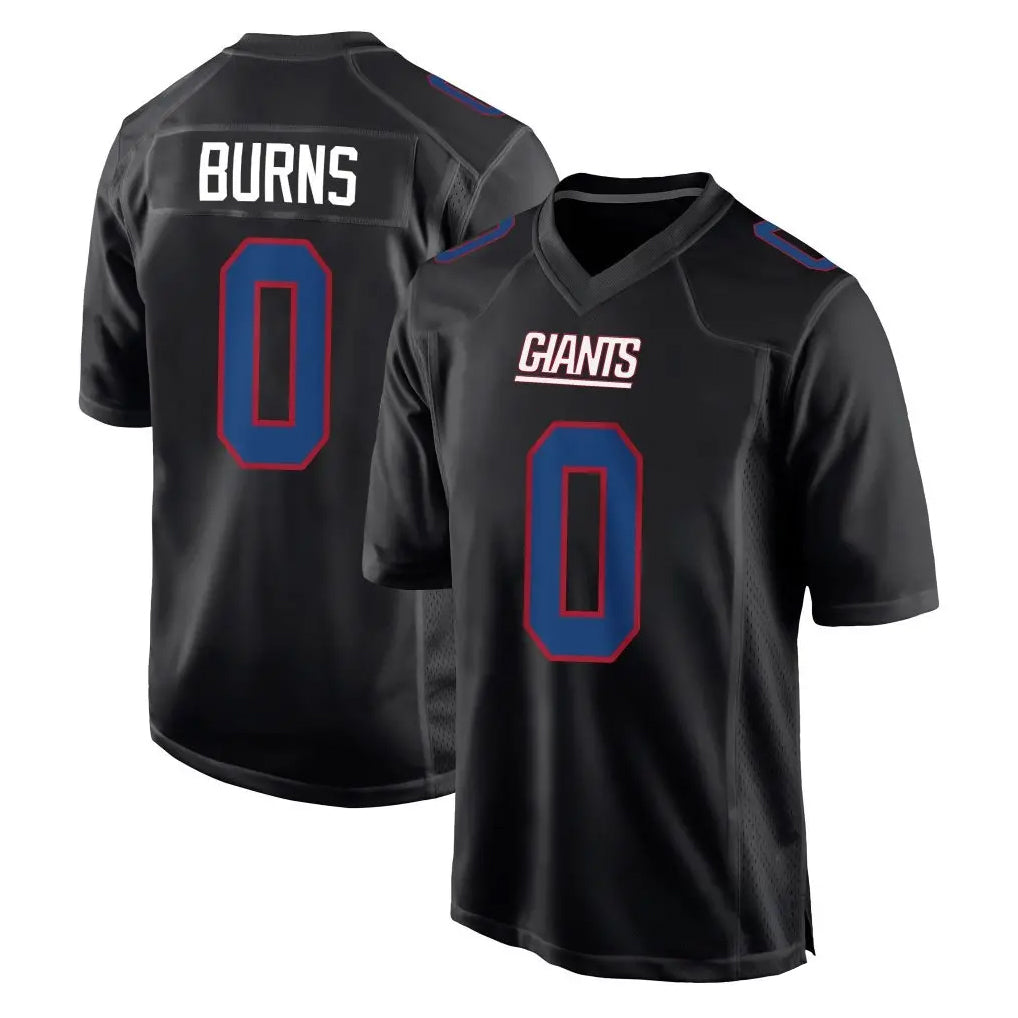 Friene NY.Giants #0 Brian Burns Player Carbon Fashion Limited Home Game Stitched Jerseys