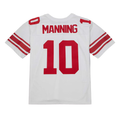Friene NY.Giants #10 Eli Manning Mitchell & Ness White Legacy Replica Puhic Stitched Jerseys
