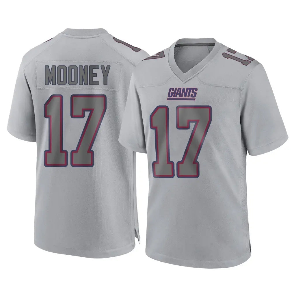 Friene NY.Giants #17 Darnell Mooney Player Gray Atmosphere Fashion Limited Game Stitched Jerseys