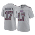 Friene NY.Giants #17 Darnell Mooney Player Gray Atmosphere Fashion Limited Game Stitched Jerseys