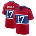 Friene NY.Giants #17 Darnell Mooney Player Red Century Home Game Stitched Jerseys
