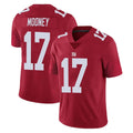 Friene NY.Giants #17 Darnell Mooney Player Red Limited Vapor Untouchable Home Game Stitched Jerseys