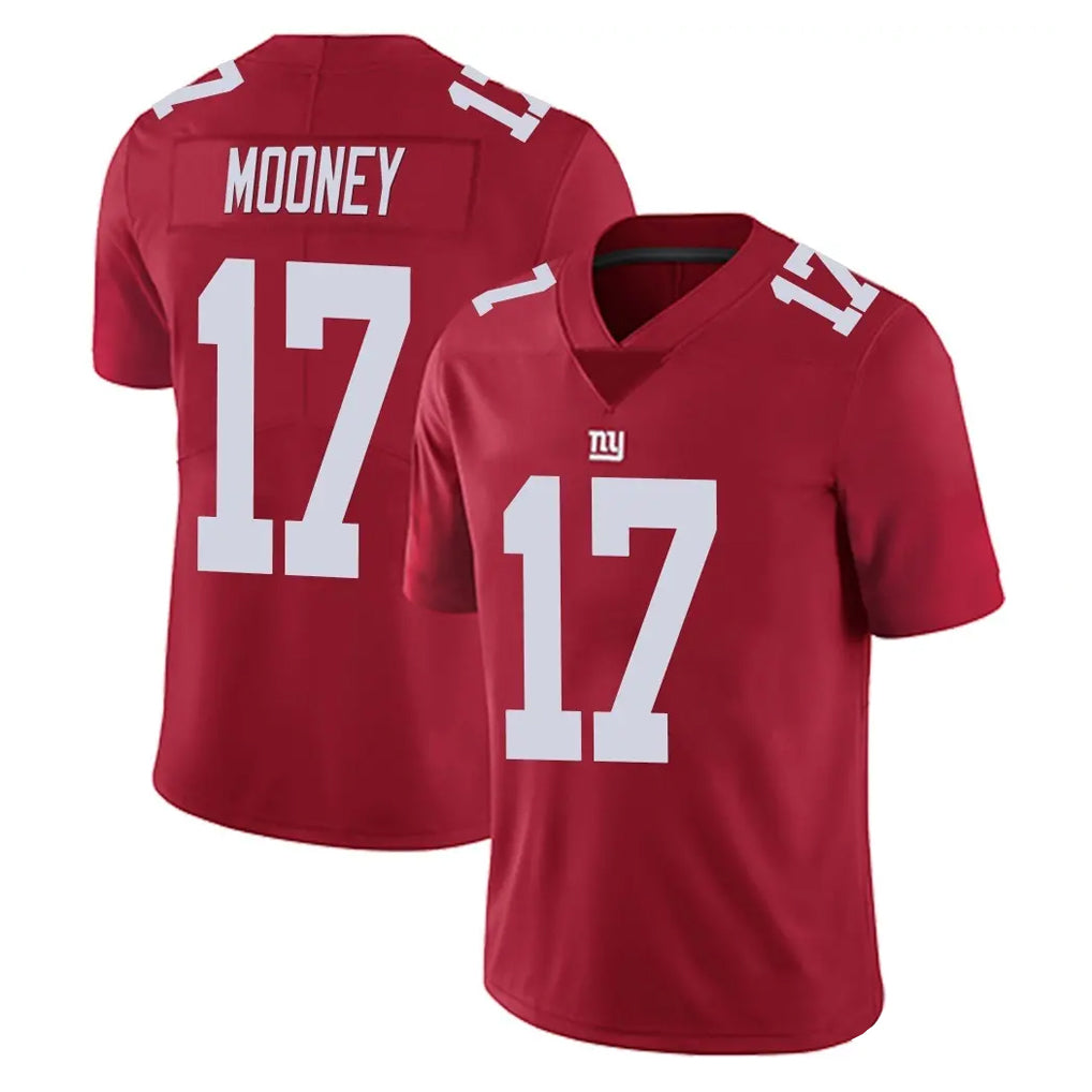 Friene NY.Giants #17 Darnell Mooney Player Red Limited Vapor Untouchable Home Game Stitched Jerseys