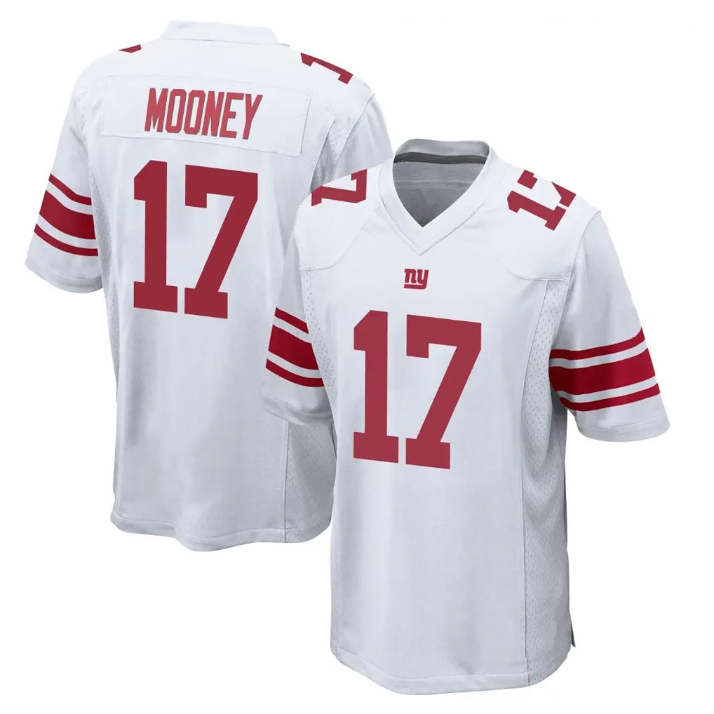 Friene NY.Giants #17 Darnell Mooney Player White Home Game Stitched Jerseys