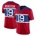 Friene NY.Giants #19 Jameis Winston Player Red Century Vapor F.U.S.E. Home Game Stitched Jerseys