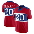 Friene NY.Giants #20 Greg Newsome II Player Red Century Vapor F.U.S.E. Home Game Stitched Jerseys