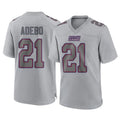 Friene NY.Giants #21 Paulson Adebo Player Gray Atmosphere Fashion Limited Game Stitched Jerseys