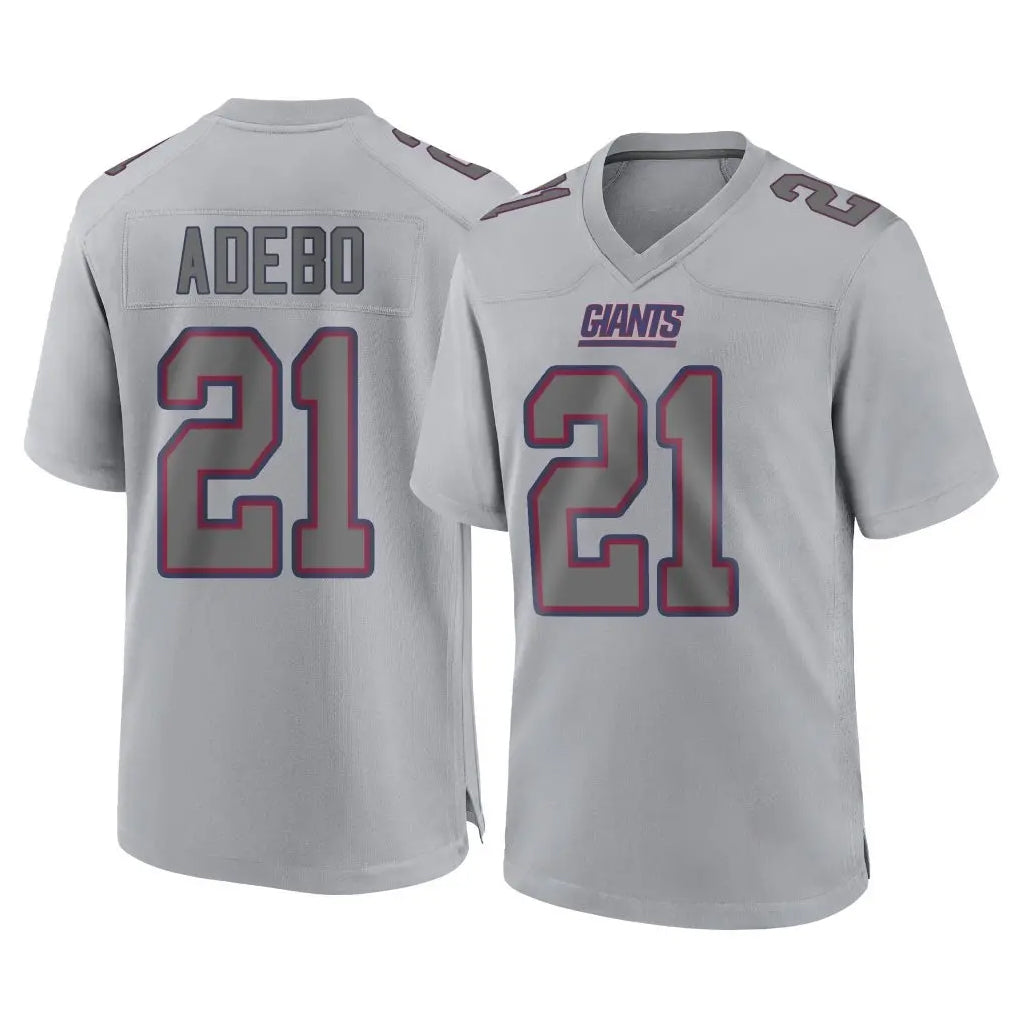 Friene NY.Giants #21 Paulson Adebo Player Gray Atmosphere Fashion Limited Game Stitched Jerseys