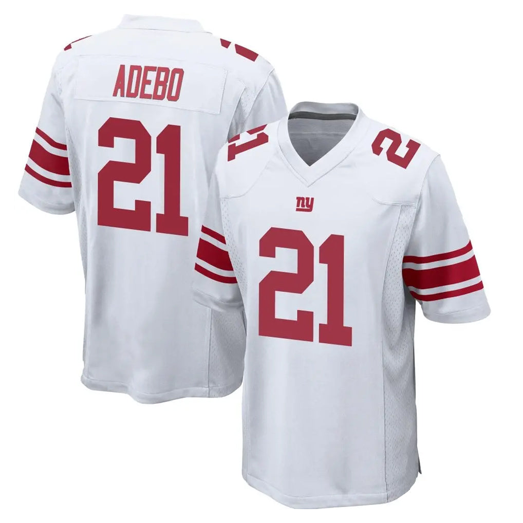 Friene NY.Giants #21 Paulson Adebo Player White Home Game Stitched Jerseys