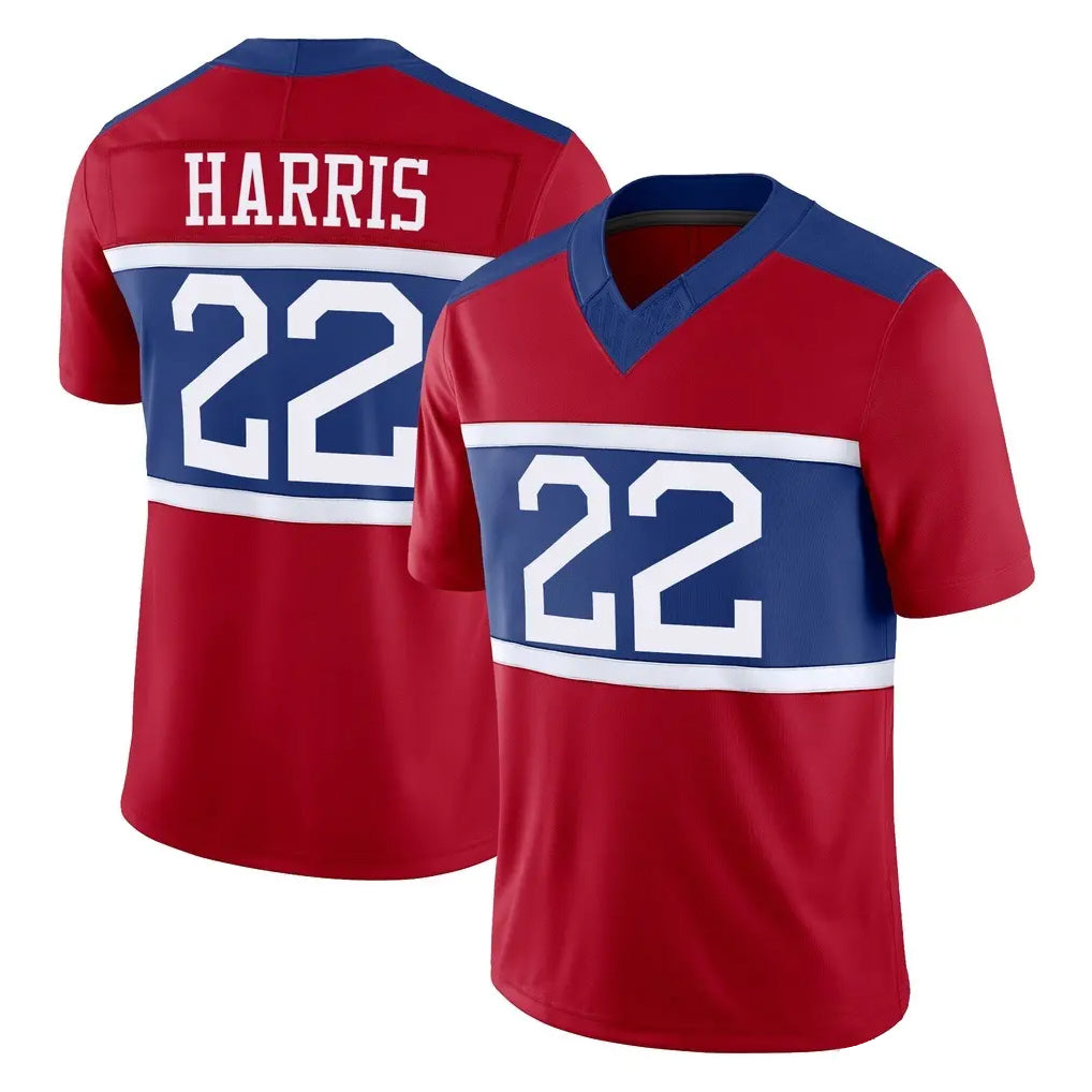 Friene NY.Giants #22 Najee Harris Player Red Century Vapor F.U.S.E. Home Game Stitched Jerseys