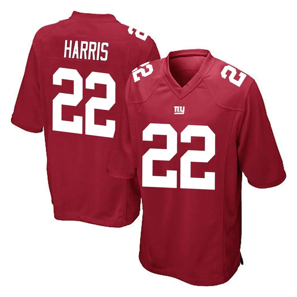 Friene NY.Giants #22 Najee Harris Player Red Home Game Stitched Jerseys