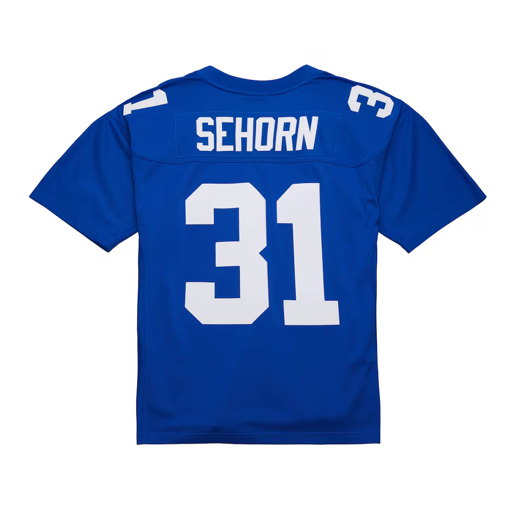 Friene NY.Giants #31 Jason Sehorn Mitchell & Ness Royal 2000 Legacy Replica Stitched Jerseys