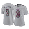Friene NY.Giants #3 Abdul Carter Player Gray Atmosphere Fashion Limited Game Stitched Jerseys