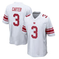 Friene NY.Giants #3 Abdul Carter Player White Home Game Stitched Jerseys