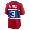 Friene NY.Giants #3 Abdul Carter Red Alternate Game Stitched Jerseys