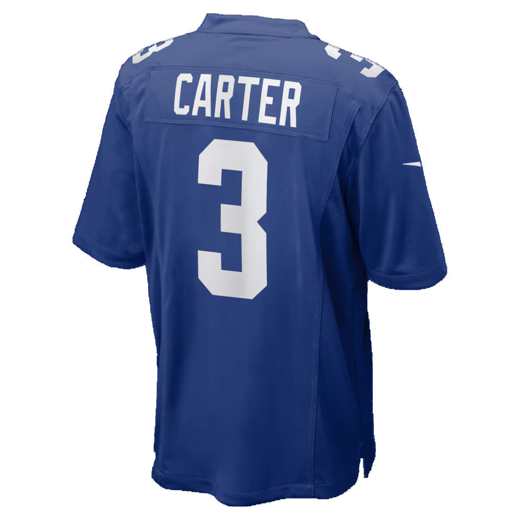 Friene NY.Giants #3 Abdul Carter Royal Team Game Stitched Jerseys
