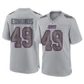 Friene NY.Giants #49 Tremaine Edmunds Player Gray Atmosphere Fashion Limited Game Stitched Jerseys