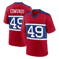 Friene NY.Giants #49 Tremaine Edmunds Player Red Century Home Game Stitched Jerseys