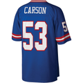 Friene NY.Giants #53 Harry Carson Mitchell & Ness Royal Legacy Replica Stitched Jerseys