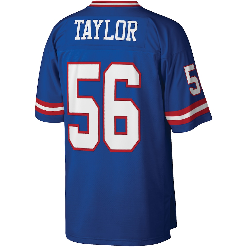 Friene NY.Giants #56 Lawrence Taylor Mitchell & Ness Royal Legacy Replica Puhic Game Stitched Jerseys