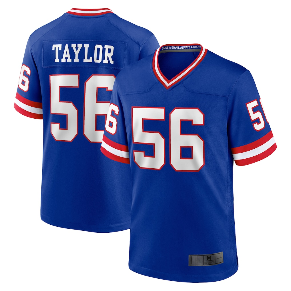 Friene NY.Giants #56 Lawrence Taylor Royal Classic Retired Player Game Stitched Jerseys