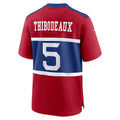 Friene NY.Giants #5 Kayvon Thibodeaux Century Red Alternate Player Game Stitched Jerseys