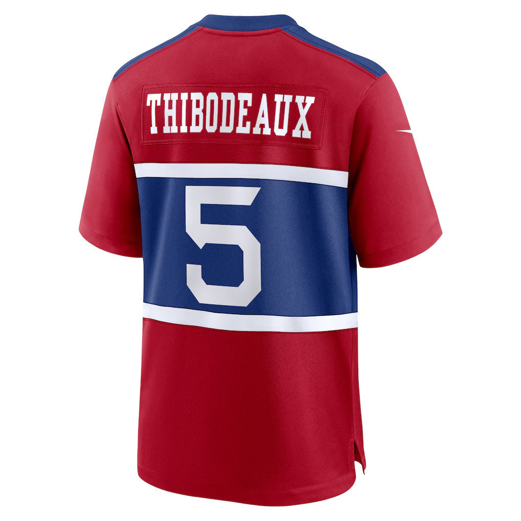 Friene NY.Giants #5 Kayvon Thibodeaux Century Red Alternate Player Game Stitched Jerseys
