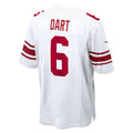 Friene NY.Giants #6 Jaxson Dart Player White Home Game Stitched Jerseys